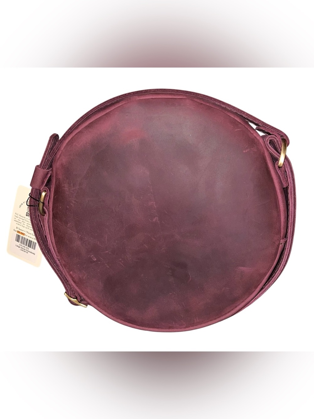 Portland Leather Large Circle Crossbody in Larkspur - NWT - Picture 2 of 5